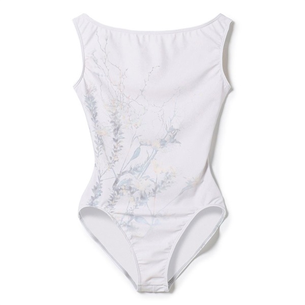 ノースリーブレオタード(ホワイトＰＴ-M)