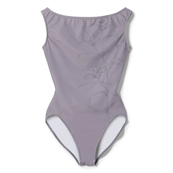 ノースリーブレオタード(チャコールグレーＰＴ-M)