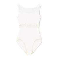 【MAY NAGAHISA】ノースリーブレオタード(オフホワイト-S)