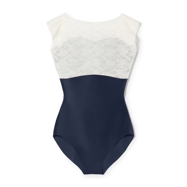 ノースリーブレオタード(ネイビー-Ｍ)