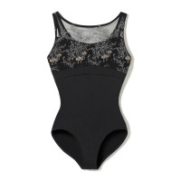 ノースリーブレオタード(ブラック-S)