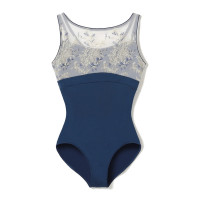 ノースリーブレオタード(ネイビー-S)