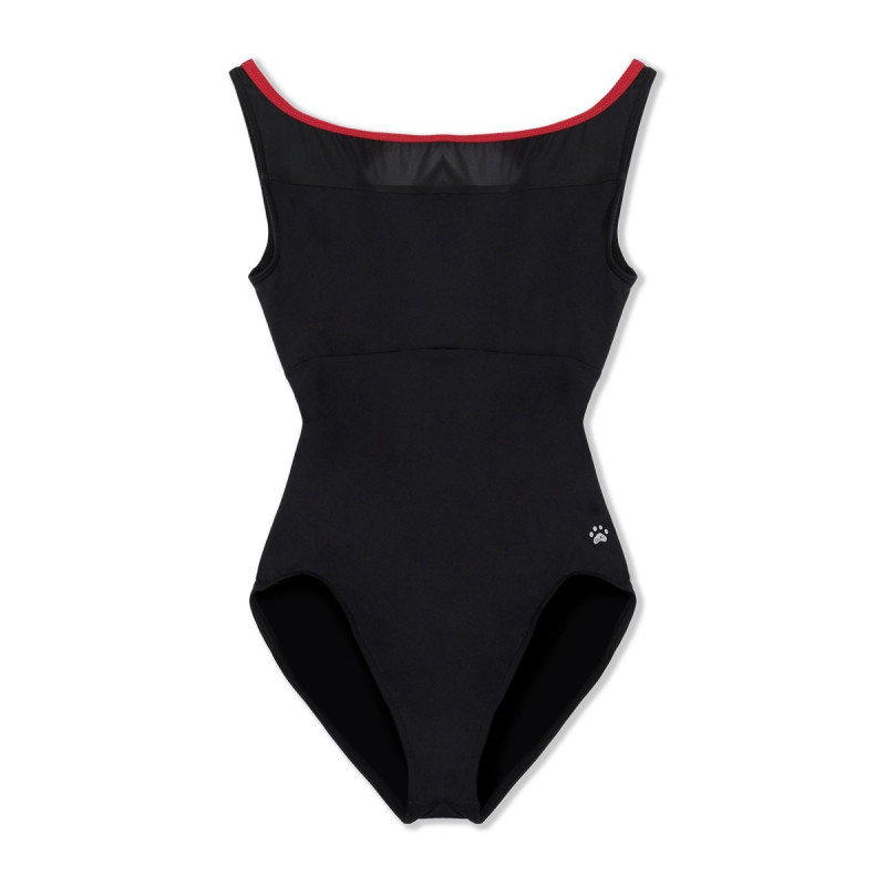 【MADOKA SUGAI】ノースリーブレオタード(ブラック-S)