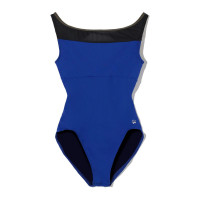 【MADOKA SUGAI】ノースリーブレオタード(ブルー-S)