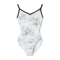 キャミソールオレオタード(グリーンプリント-S)