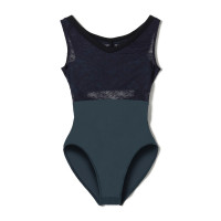 ★ノースリーブレオタード(ネイビー-S)