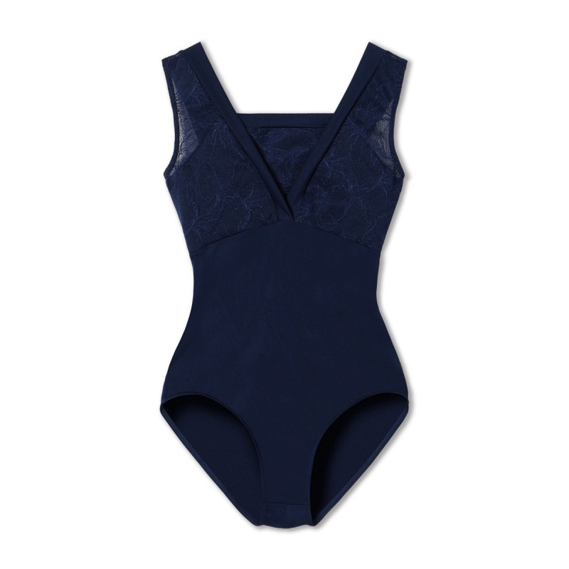 ノースリーブレオタード(コバルトブルー-S)