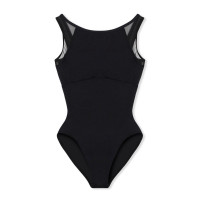 ノースリーブレオタード(ブラック-S)