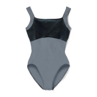 ノースリーブレオタード(アッシュグレー-S)