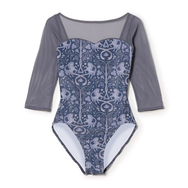Chacott 6部袖レオタード ネイビーM Chacott 6部袖レオタード ネイビーM Chacott 6部袖レオタード ネイビー
