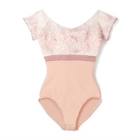 フレンチスリーブレオタード(ハニーベージュ-S)