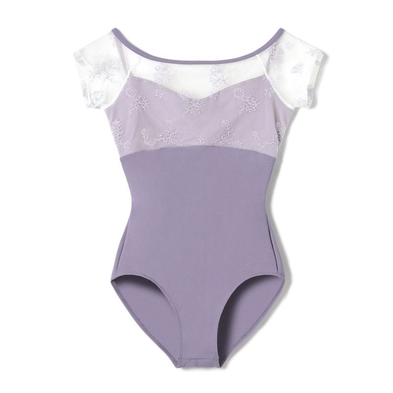 フレンチスリーブレオタード(ヴァイオレット-S)