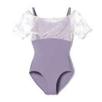 ハーフスリーブレオタード(ヴァイオレット-S)