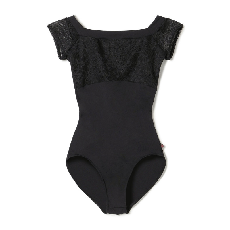 【AKANE TAKADA】フレンチスリーブレオタード(ブラック-S)