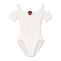 【MADOKA SUGAI】オフショルダーレオタード(オフホワイト-S)