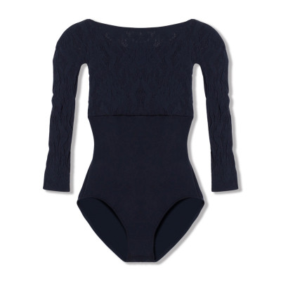 ノーソイングニット】7分袖レオタード 商品ページ | チャコット