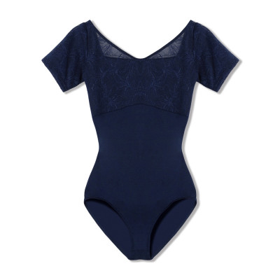 ハーフスリーブレオタード