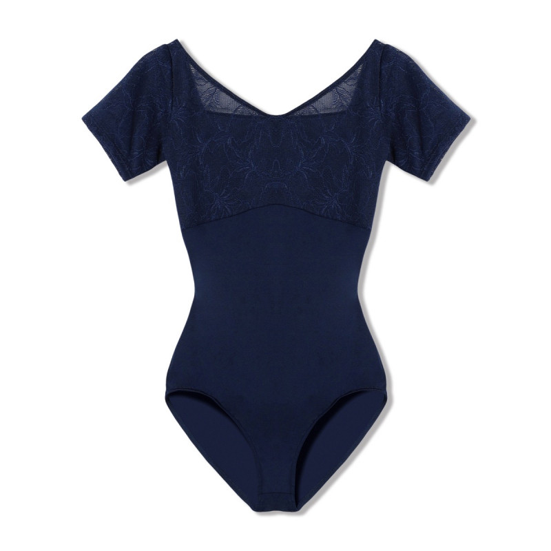 ハーフスリーブレオタード