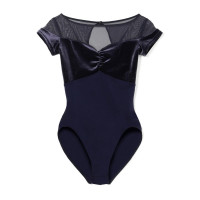 ハーフスリーブレオタード(ヴァイオレット-S)