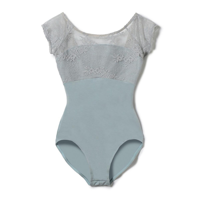 フレンチスリーブレオタード(アクアグリーン-S)