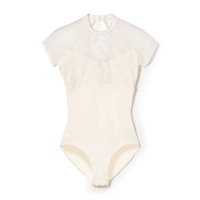 ハイネックレオタード(オフホワイト-S)