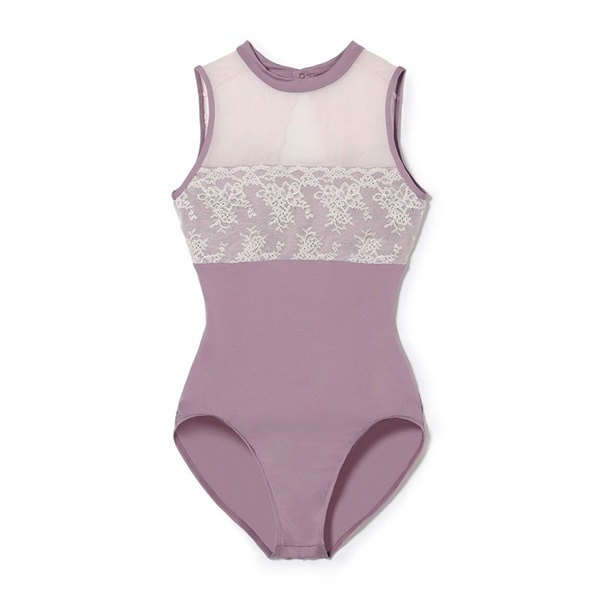 ハイネックレオタード(ライラック-Ｍ)
