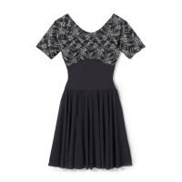 スカート付レオタード(ブラック-S)