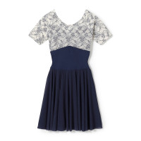 スカート付レオタード(ネイビー-S)