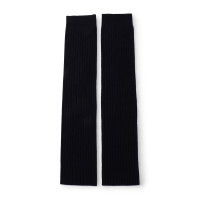 カシミヤニットレッグウォーマー(ネイビー-フリー)