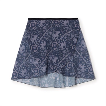 巻きスカート(ブルーPT-フリー)