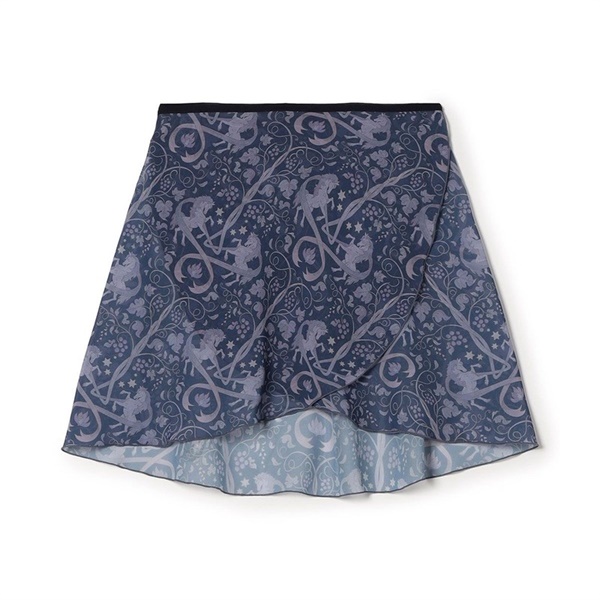 巻きスカート(ブルーPT-フリー)