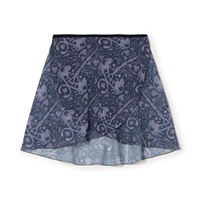 巻きスカート(ブルーPT-フリー)