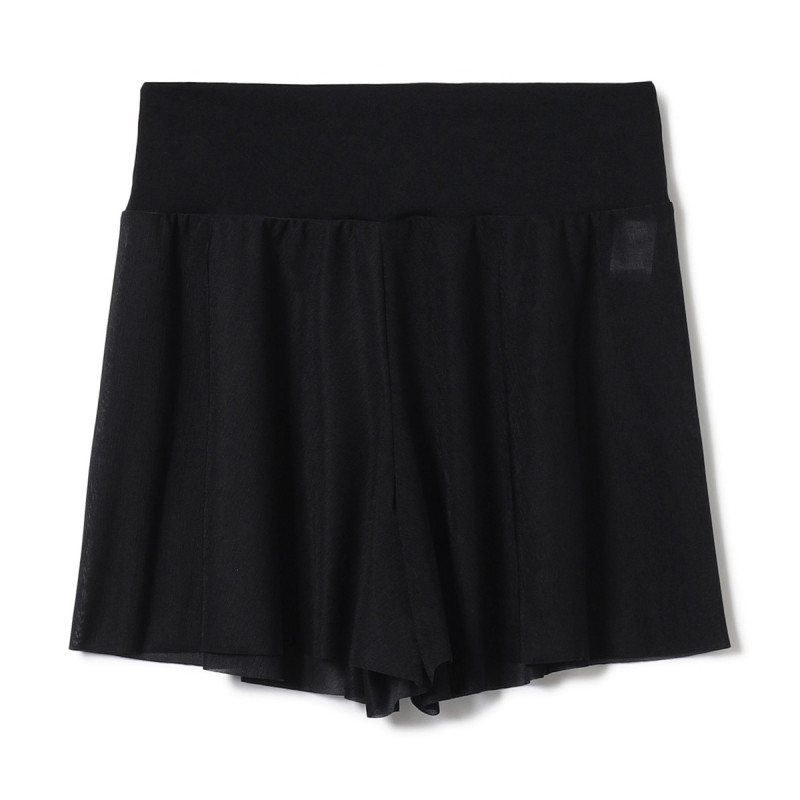 キュロットスカート(ブラック-S)