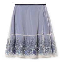 巻きスカート(ブルー-M)