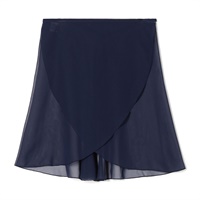 巻きスカート(ネイビー-フリー)