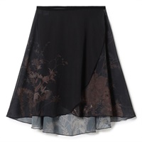 巻きスカート(ブラック-フリー)