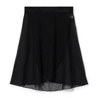巻きスカート(ブラック-M)