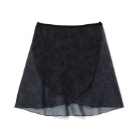 巻きスカート(ダークグレープリント-フリー)