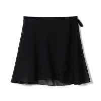 巻きスカート(ブラック-フリー)