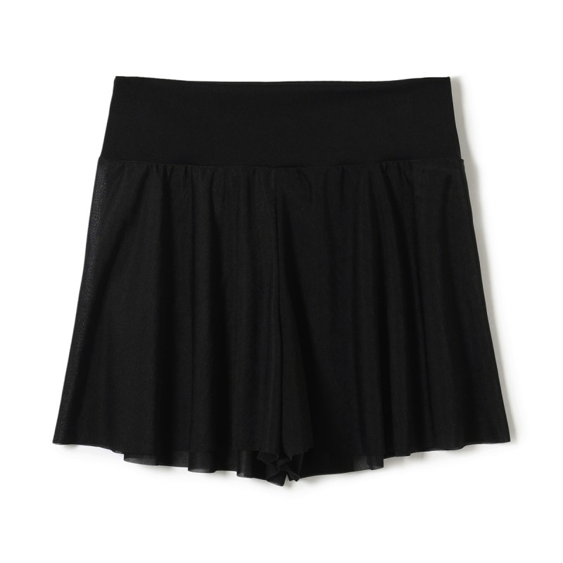 キュロットスカート(ブラック-S)