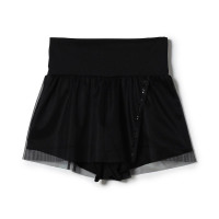 ショートスパッツ付スカート(ブラック-S)