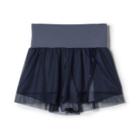 ショートスパッツ付スカート(アイアンブルー-S)