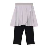 スカート付レギンス(グレージュ-M)