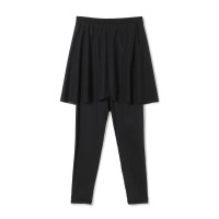 スカート付レギンス(ブラック-M)