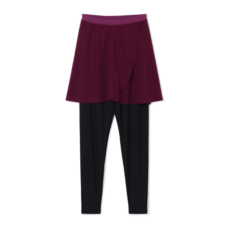 ★スカート付レギンス(プラム-S)