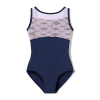 ★ノースリーブレオタード(ネイビー-130)