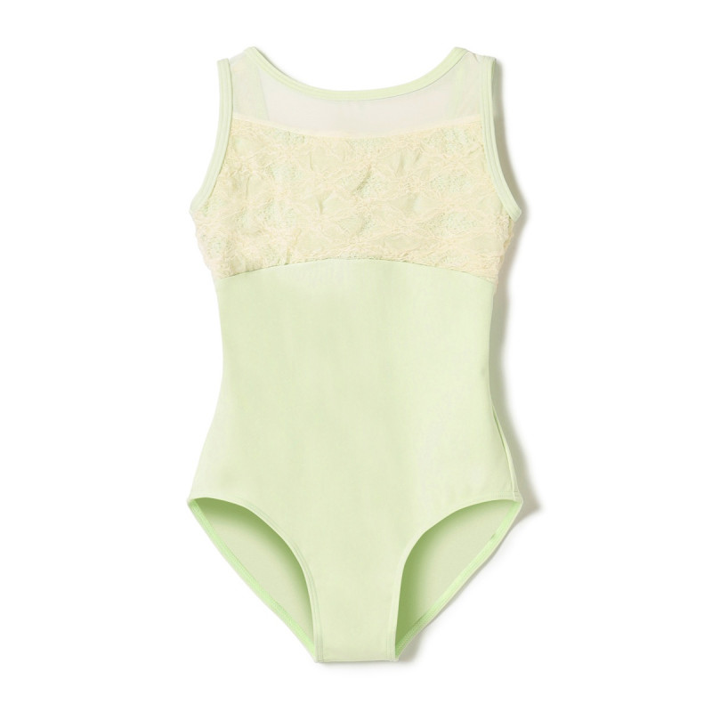 ★ノースリーブレオタード(リーフグリーン-130)