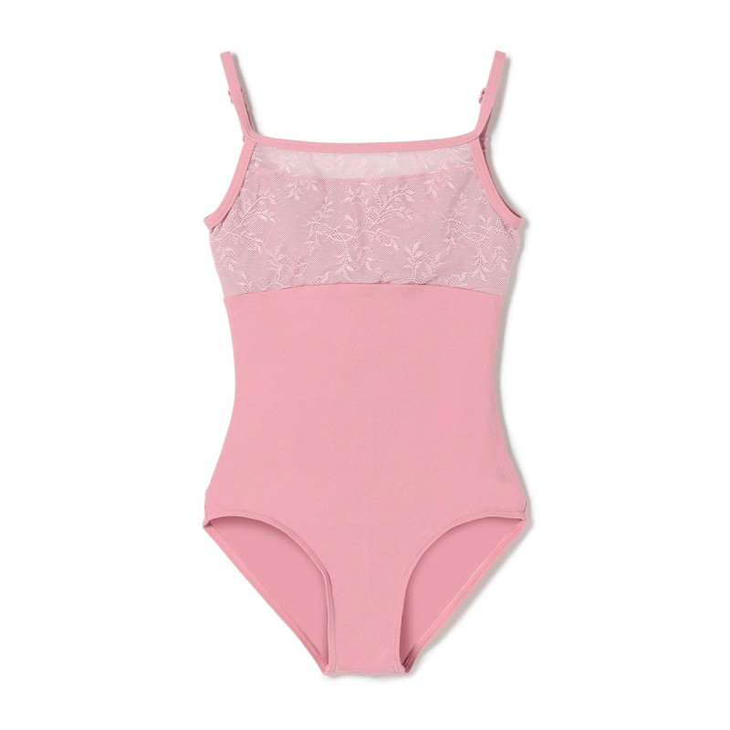 ★キャミソールレオタード(グレイッシュローズ-130)