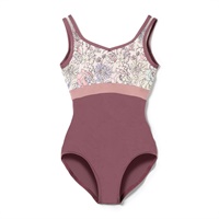 ♪ノースリーブレオタード(グレイッシュライラック-130)