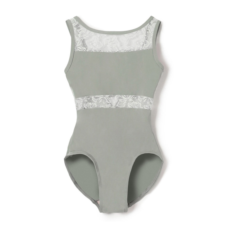 【MAY NAGAHISA】ジュニア ノースリーブレオタード(シーグリーン-130)